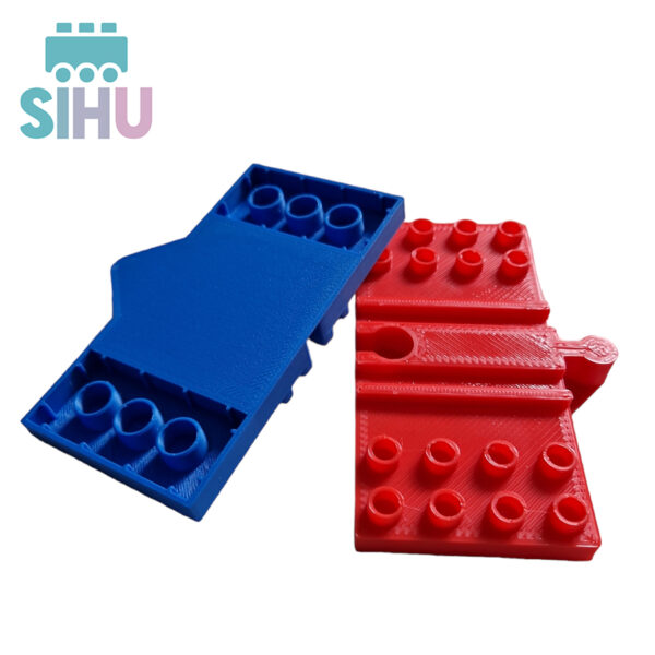 Alul-felül építhető Duplo®-sín adapter