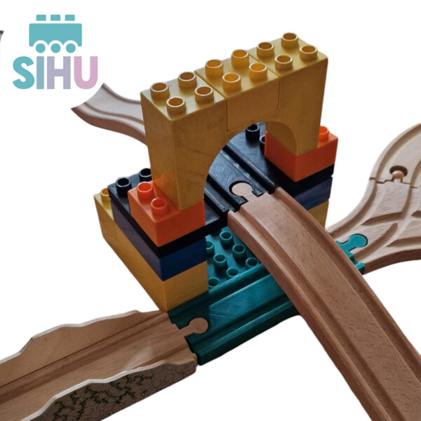 Alul-felül építhető Duplo®-sín adapter - Image 4