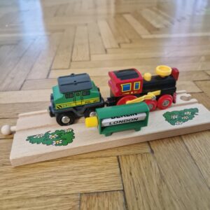 Brio megálló kisvonattal