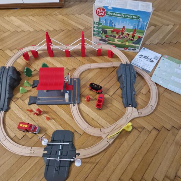 Szuper ritka komplett tűzoltós vonatszett - Image 6