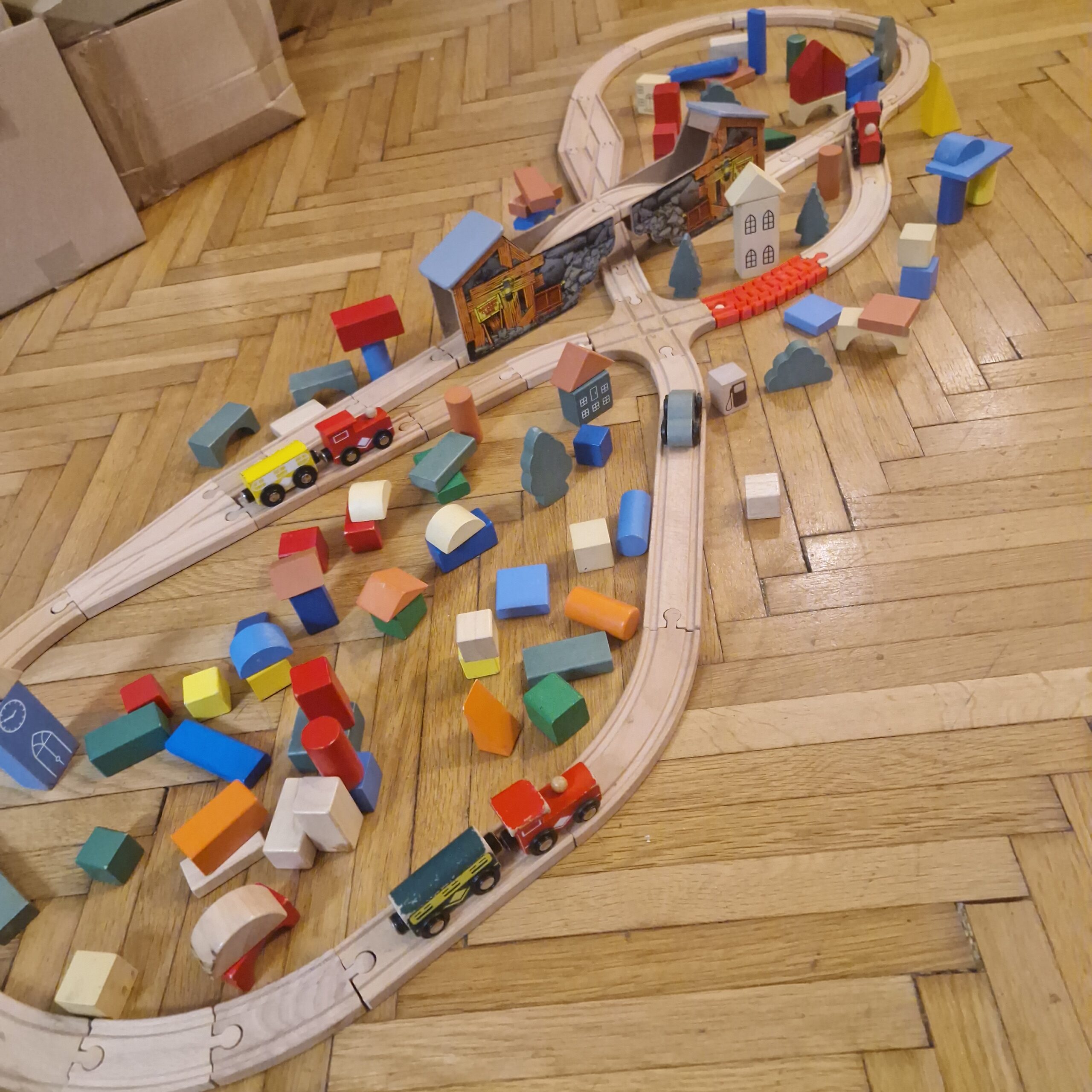 Nagy egyedi pálya híddal, flexi sínnel - Image 3