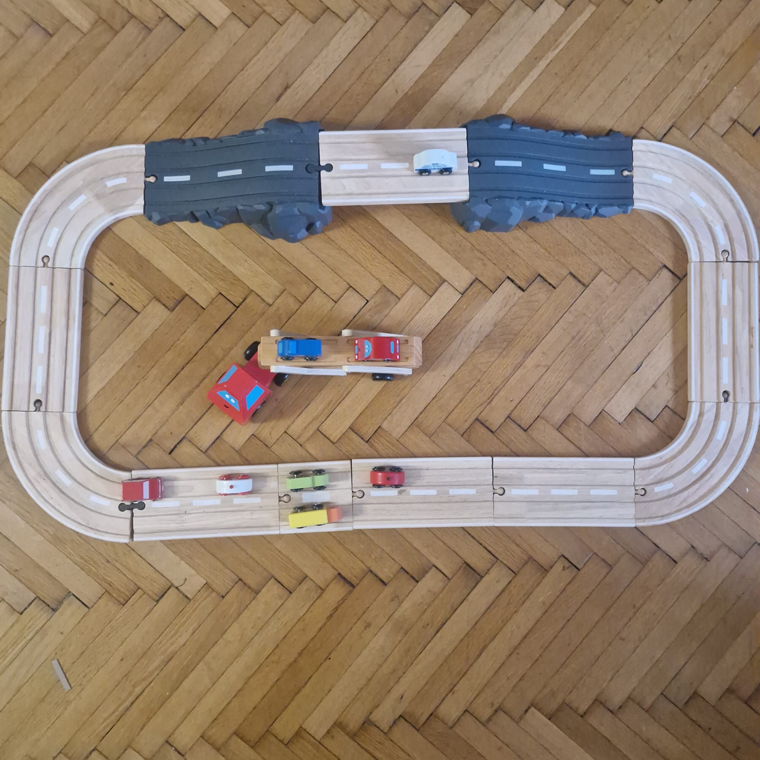 Autópálya híddal, autószállítóval - Image 3