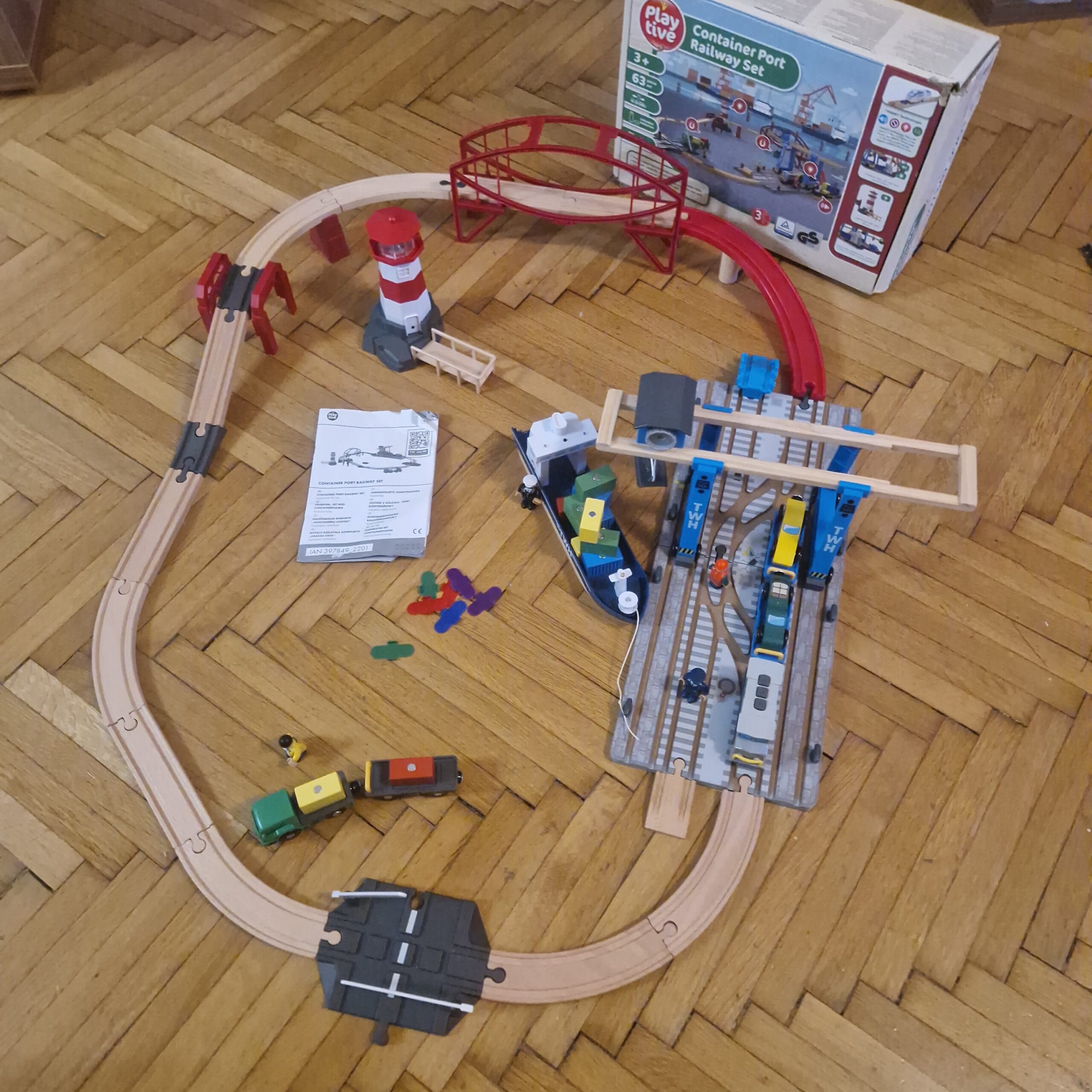 Szuper kikötői pályaszett okos kisvonattal - Image 2