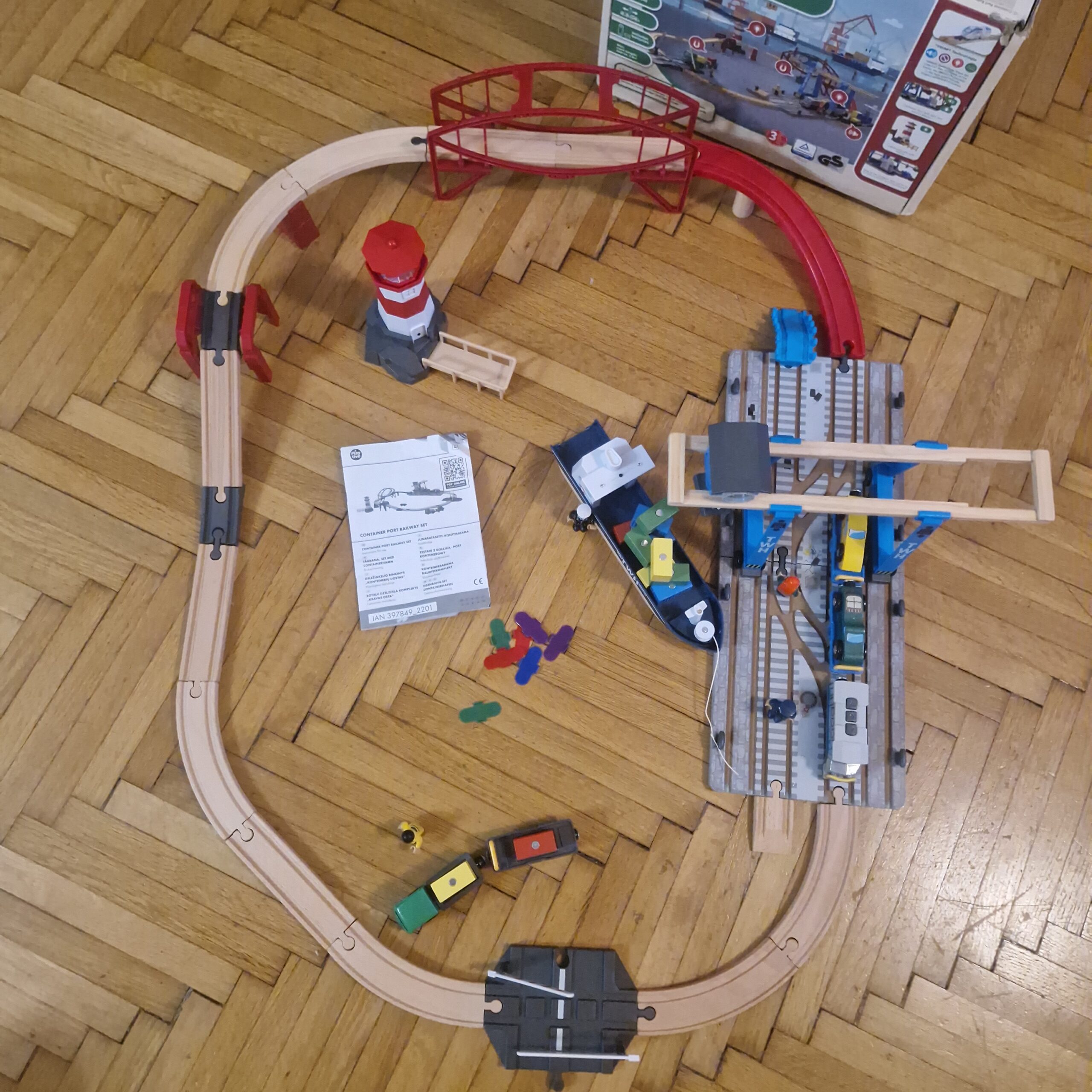 Szuper kikötői pályaszett okos kisvonattal - Image 5